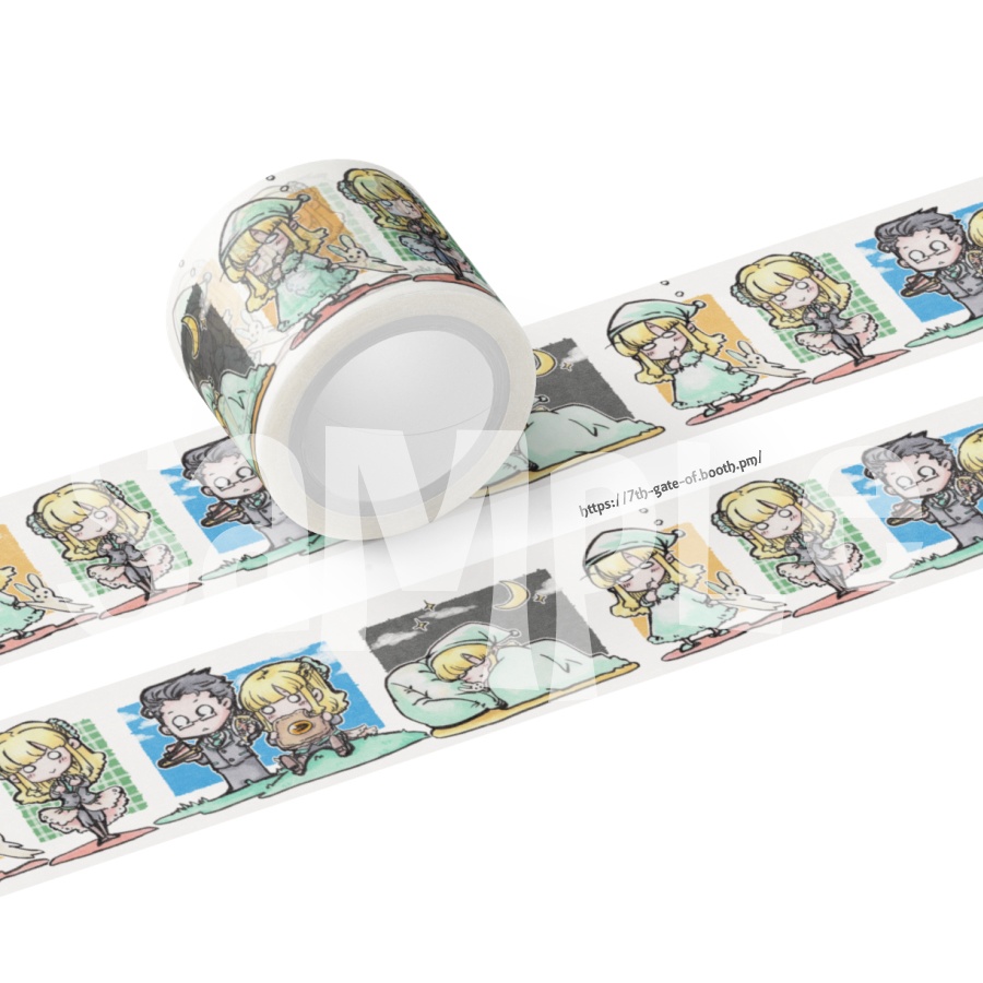 【わがまま女神と箱庭日誌】マスキングテープ