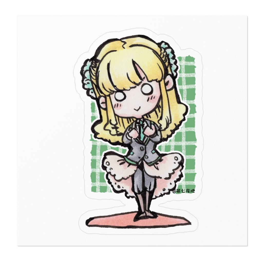 【ステッカー】ミニ女神さま01
