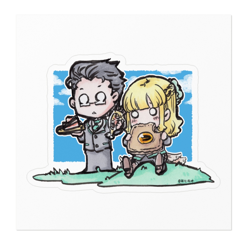 【ステッカー】ミニ女神さま02