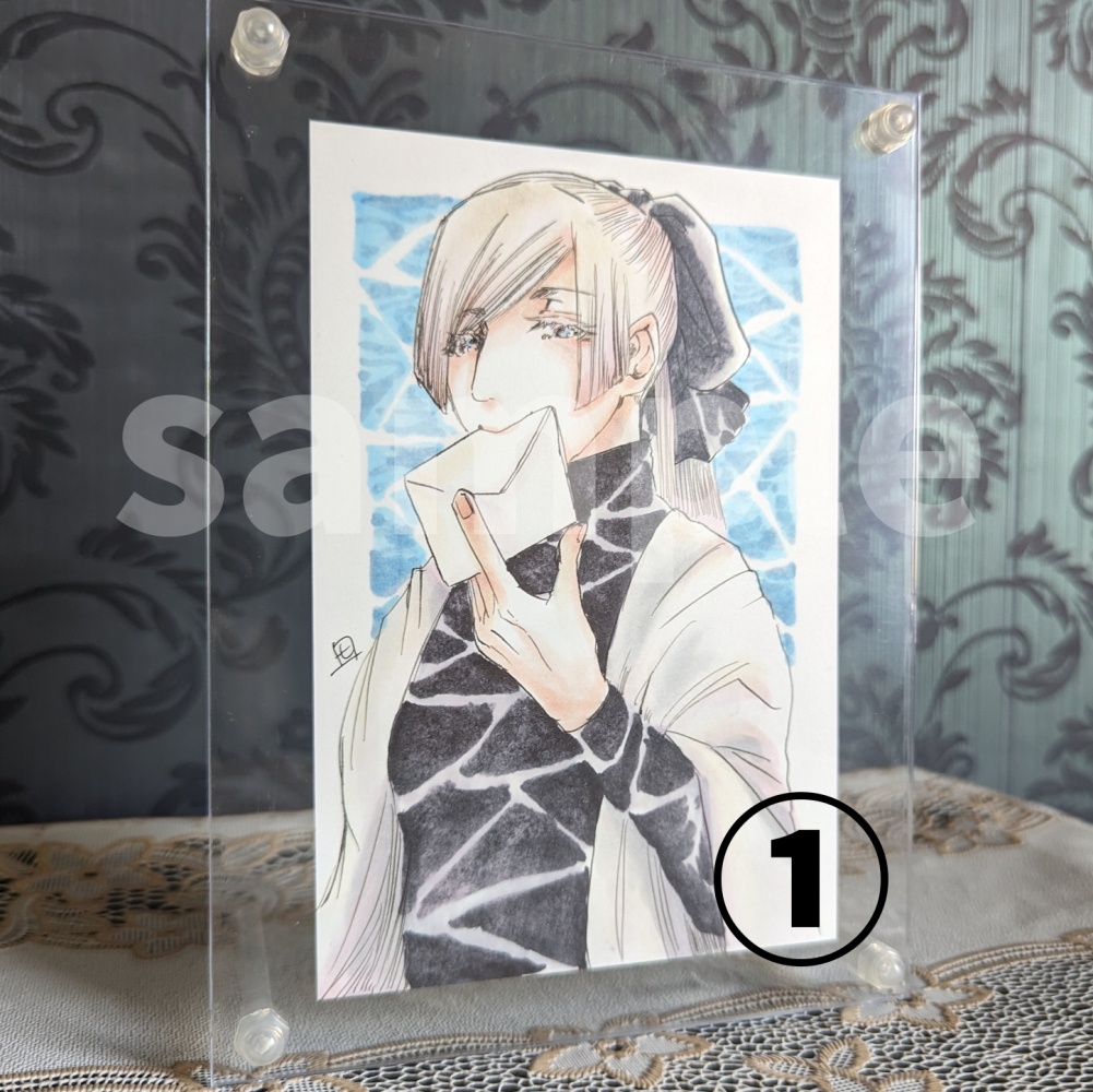 【アナログ原画】ハガキ&ミニ色紙①~⑨