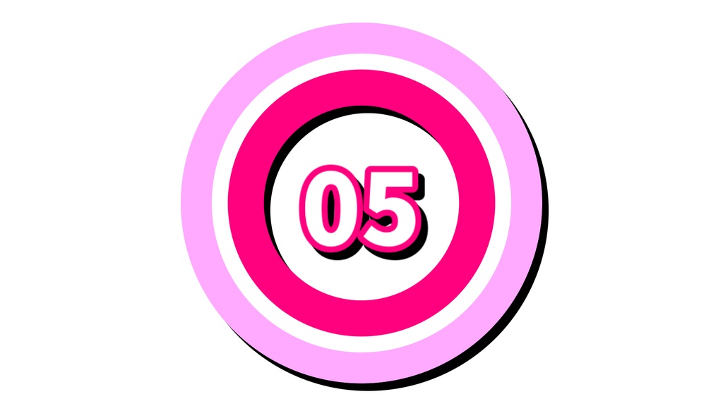 【0円あります】カウントダウン・5秒・ブルー系・ピンク系