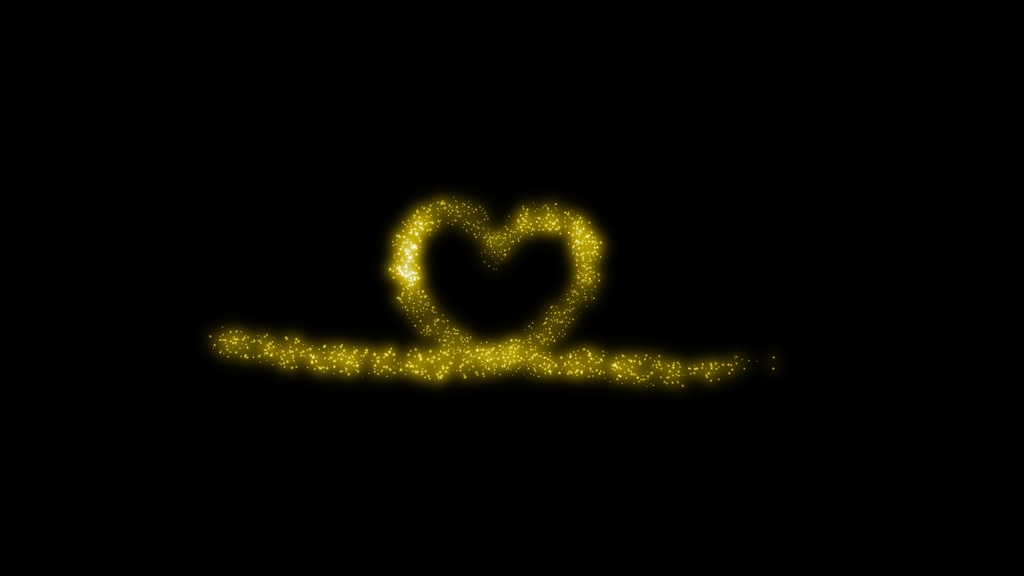 【ハート】8色展開・動く素材・透過素材・動画途中・OBSで使える