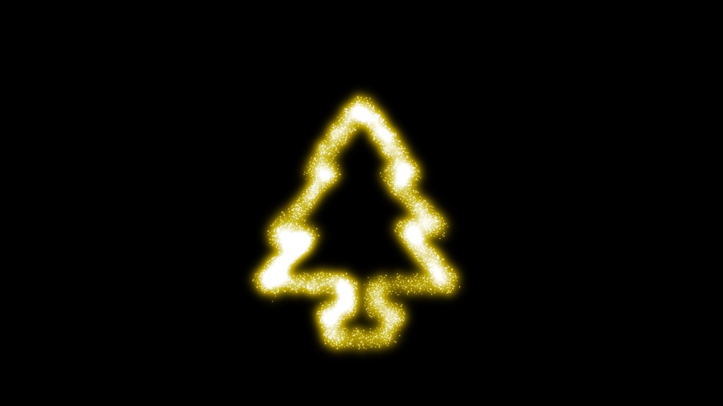 【ツリー】8色展開・動く素材・透過素材・動画途中・エンディング・OBSで使える