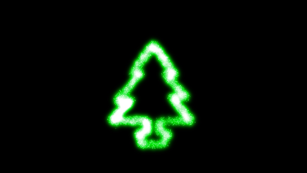 【ツリー】8色展開・動く素材・透過素材・動画途中・エンディング・OBSで使える