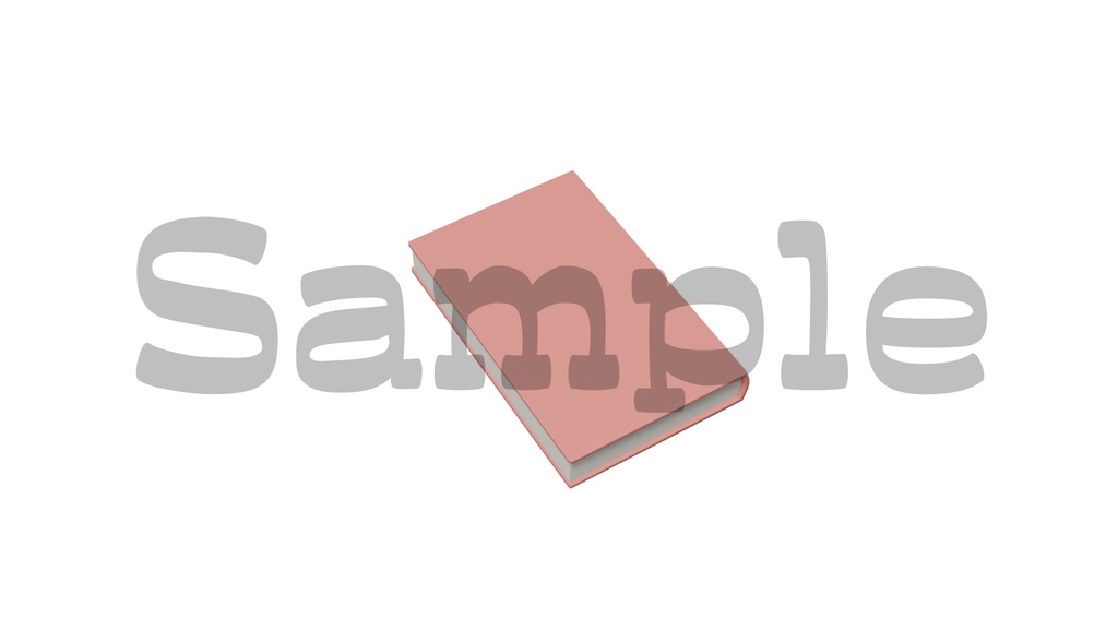 【本の画像】全5種類・透過素材・動画途中・エンディング・OBSで使える