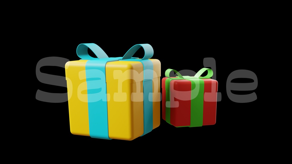 【プレゼントの画像】全10種類・チャンネル登録・透過素材・動画途中・エンディング・OBSで使える