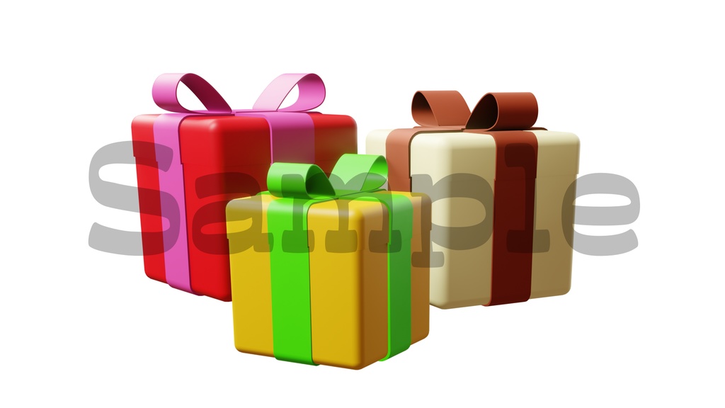 【プレゼントの画像】全10種類・チャンネル登録・透過素材・動画途中・エンディング・OBSで使える