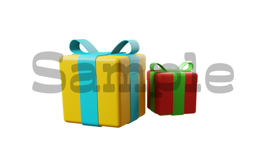 【プレゼントの画像】全10種類・チャンネル登録・透過素材・動画途中・エンディング・OBSで使える