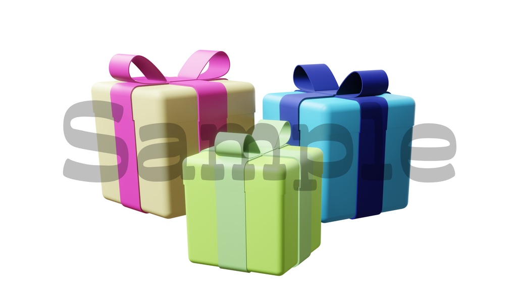 【プレゼントの画像】全10種類・チャンネル登録・透過素材・動画途中・エンディング・OBSで使える