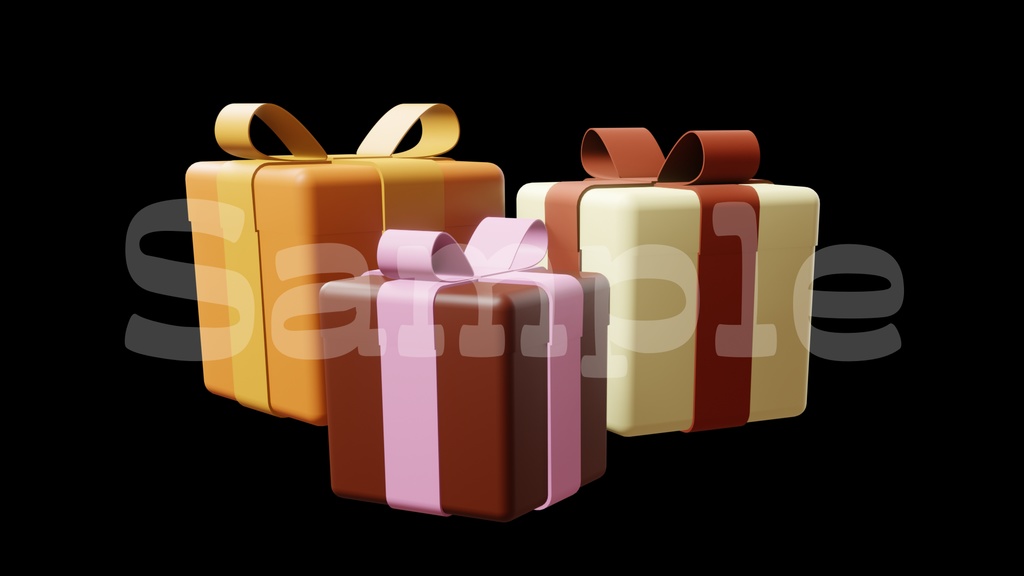 【プレゼントの画像】全10種類・チャンネル登録・透過素材・動画途中・エンディング・OBSで使える