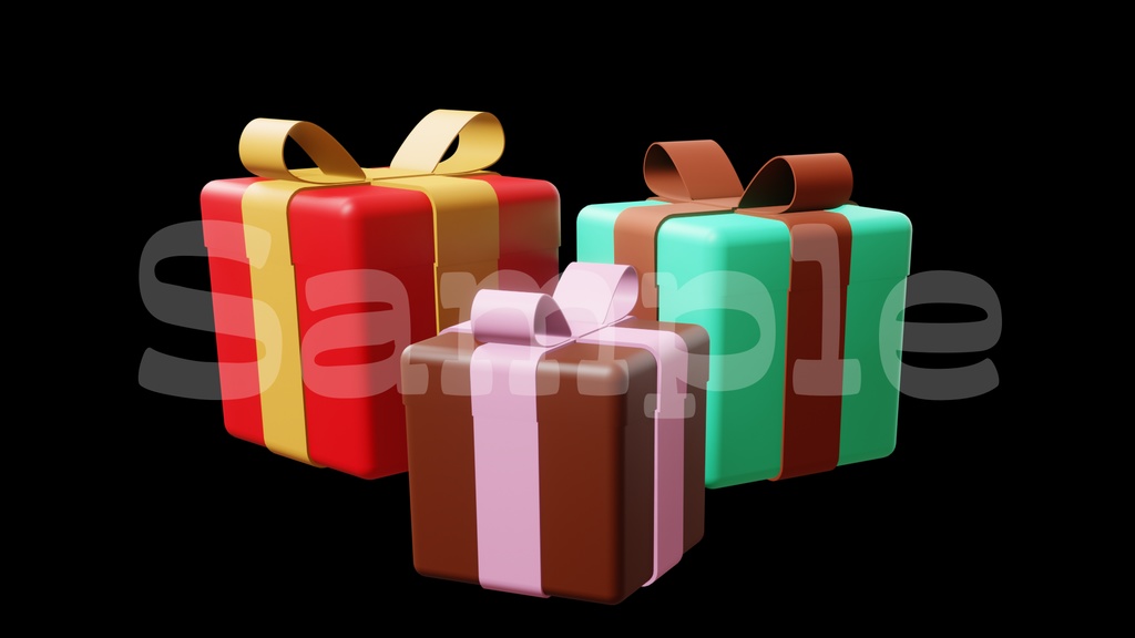 【プレゼントの画像】全10種類・チャンネル登録・透過素材・動画途中・エンディング・OBSで使える