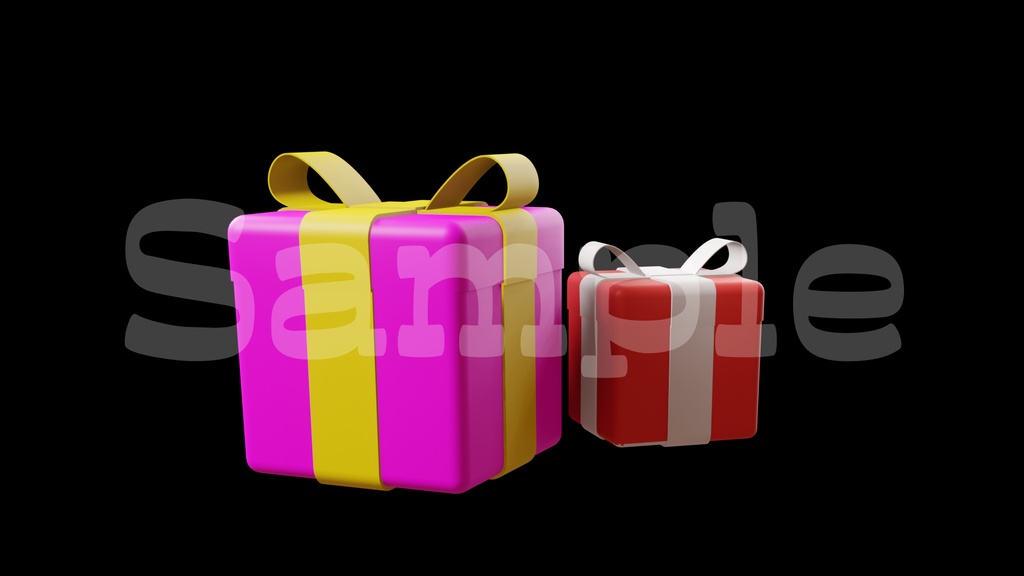 【プレゼントの画像】全10種類・チャンネル登録・透過素材・動画途中・エンディング・OBSで使える