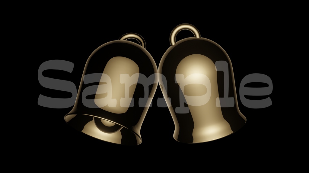 【ベルの画像】透過素材・動画途中・エンディング・OBSで使える