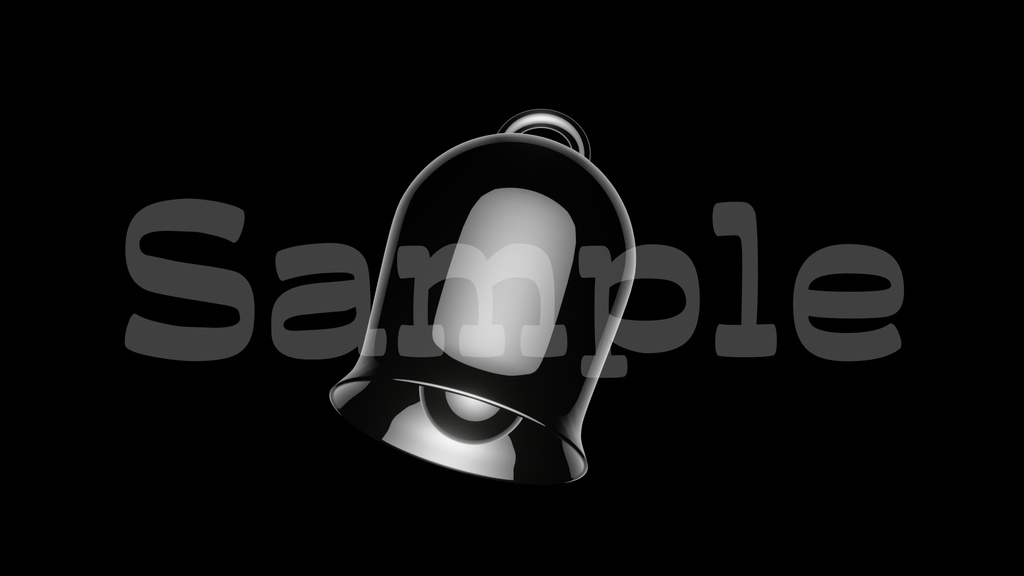 【ベルの画像】透過素材・動画途中・エンディング・OBSで使える