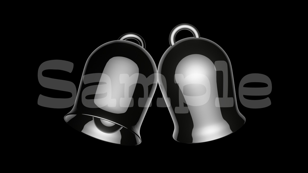 【ベルの画像】透過素材・動画途中・エンディング・OBSで使える