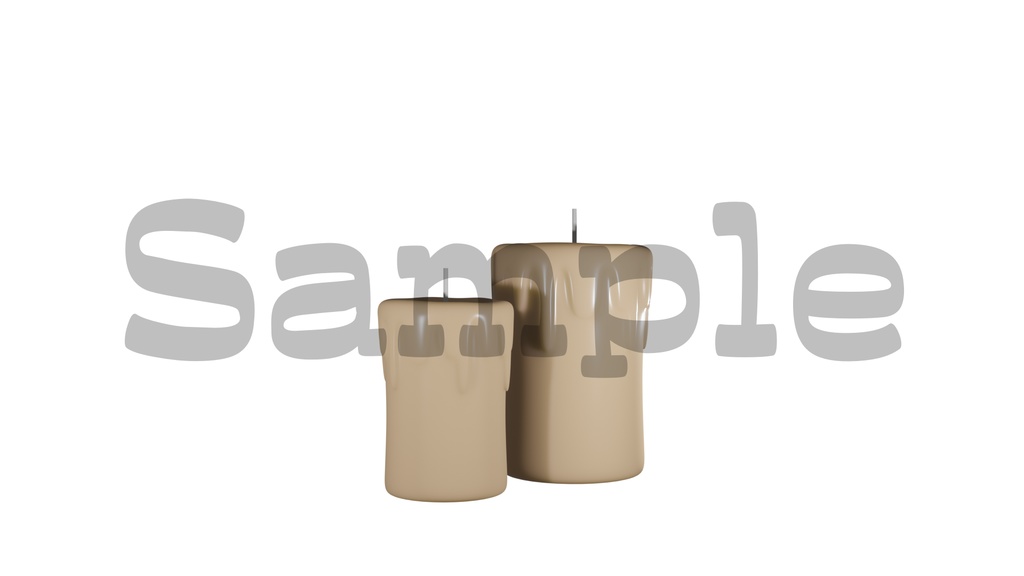 【ロウソクの画像】透過素材・動画途中・エンディング・OBSで使える