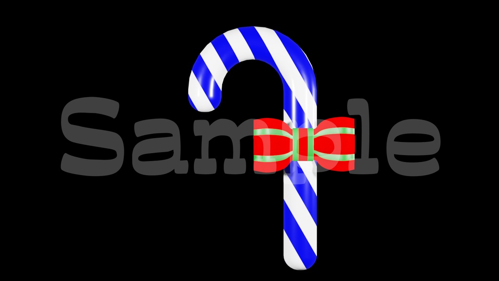 【キャンディスティックの画像2】透過素材・動画途中・エンディング・OBSで使える