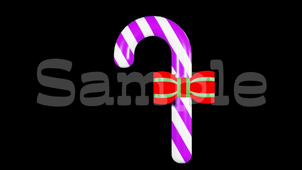 【キャンディスティックの画像2】透過素材・動画途中・エンディング・OBSで使える