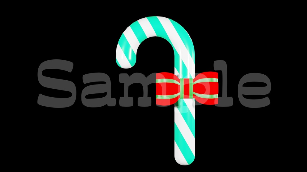 【キャンディスティックの画像2】透過素材・動画途中・エンディング・OBSで使える