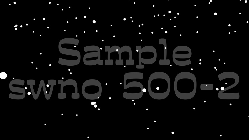 【雪2】動く素材・透過素材・ループ素材・動画途中・エンディング・OBSで使える