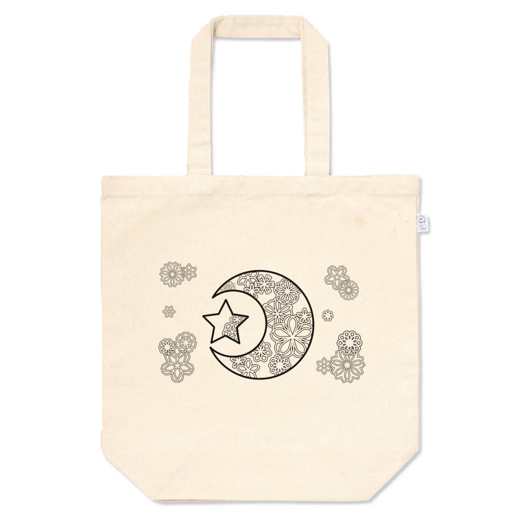 トートバッグ・月に咲く花７