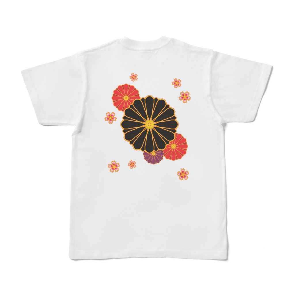 Tシャツ・菊の花