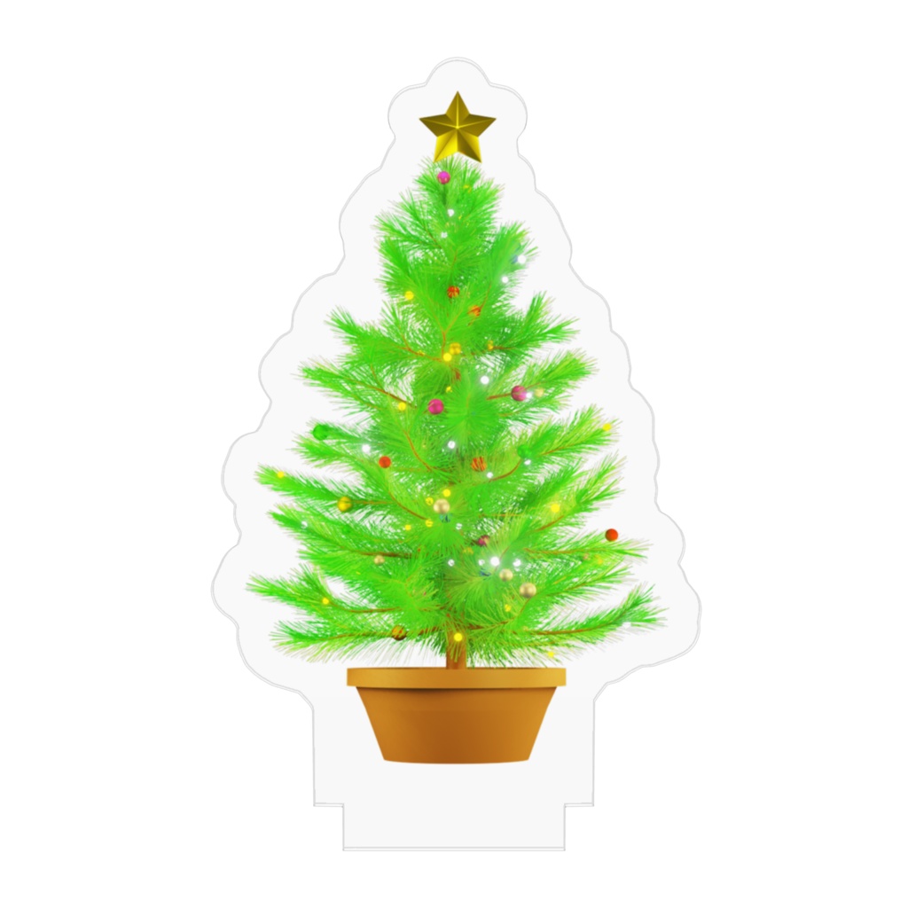 アクリルフィギュア・クリスマスツリー