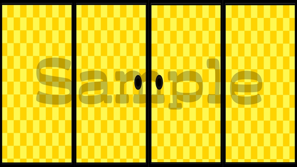 【ふすまのトランジション】5種類展開・動く素材・透過素材・動画途中・OBSで使える