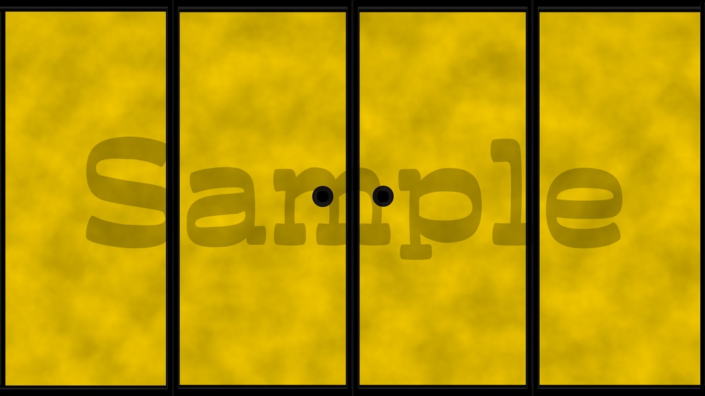 【ふすまのトランジション】5種類展開・動く素材・透過素材・動画途中・OBSで使える