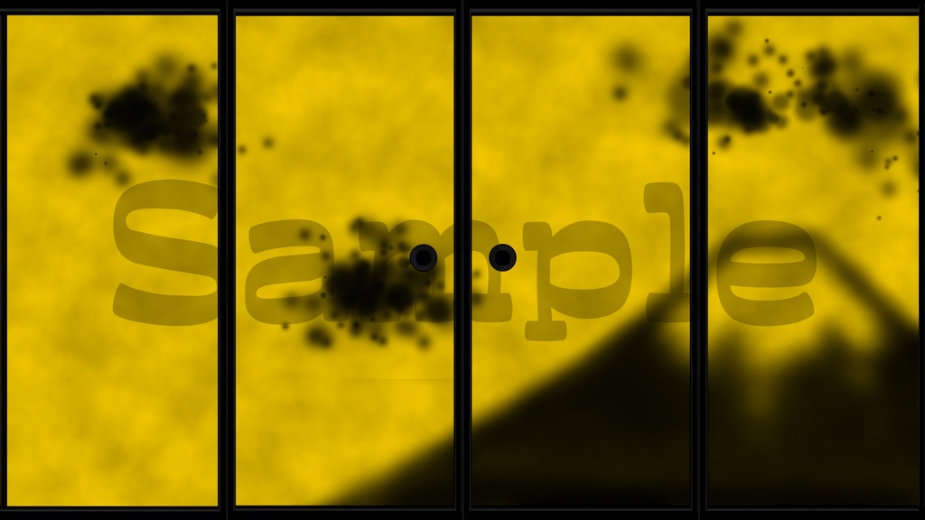 【ふすまのトランジション】5種類展開・動く素材・透過素材・動画途中・OBSで使える