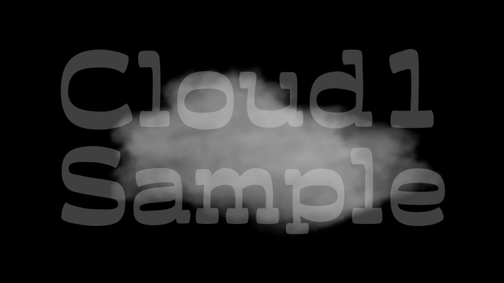 【雲の画像】2種類展開・透過素材・動画途中・エンディング・OBSで使える