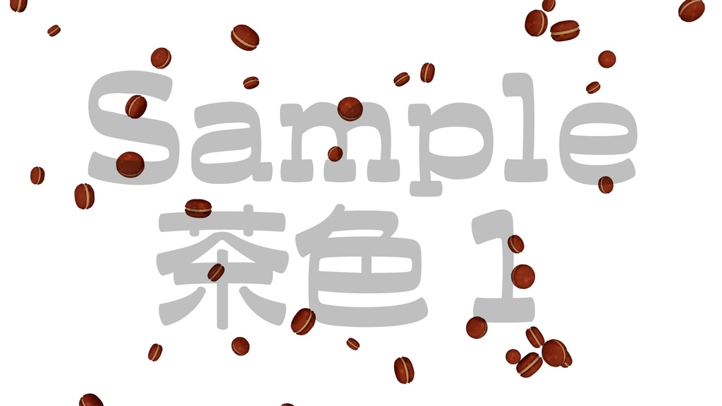 【マカロン】8色・3種類展開・動く素材・透過素材・ループ素材・動画途中・エンディング・OBSで使える