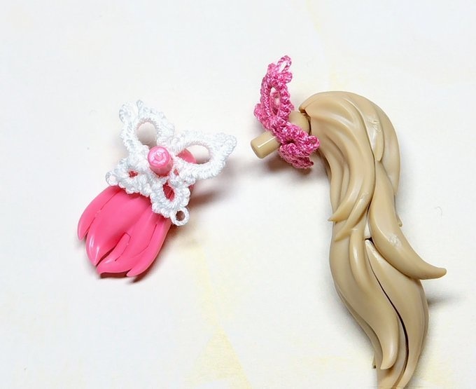 差し込み式ヘアアクセ蝶々(2個入り)