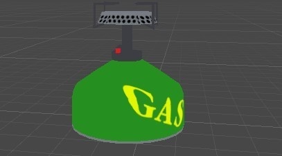 よくあるガス缶【VRchat向け小物】