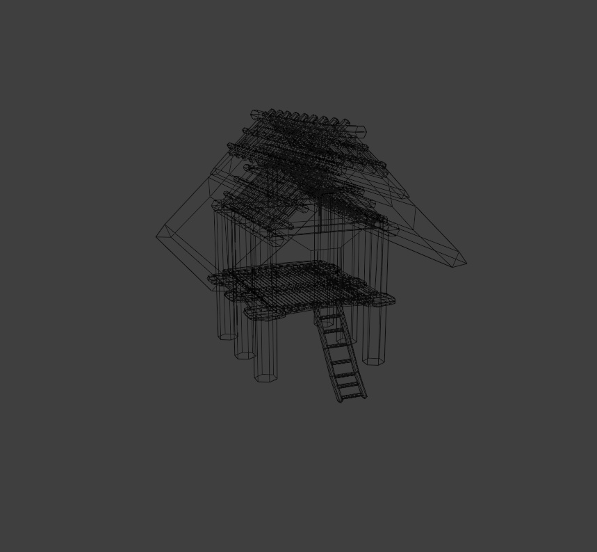 【3Dアセット】古代日本の建築・道具 22種 ~竪穴住居や高床式倉庫、石包丁や土器まで~
