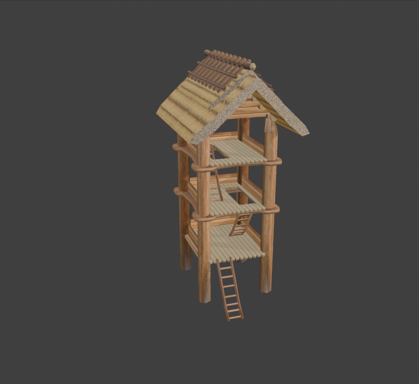【3Dアセット】古代日本の建築・道具 22種 ~竪穴住居や高床式倉庫、石包丁や土器まで~