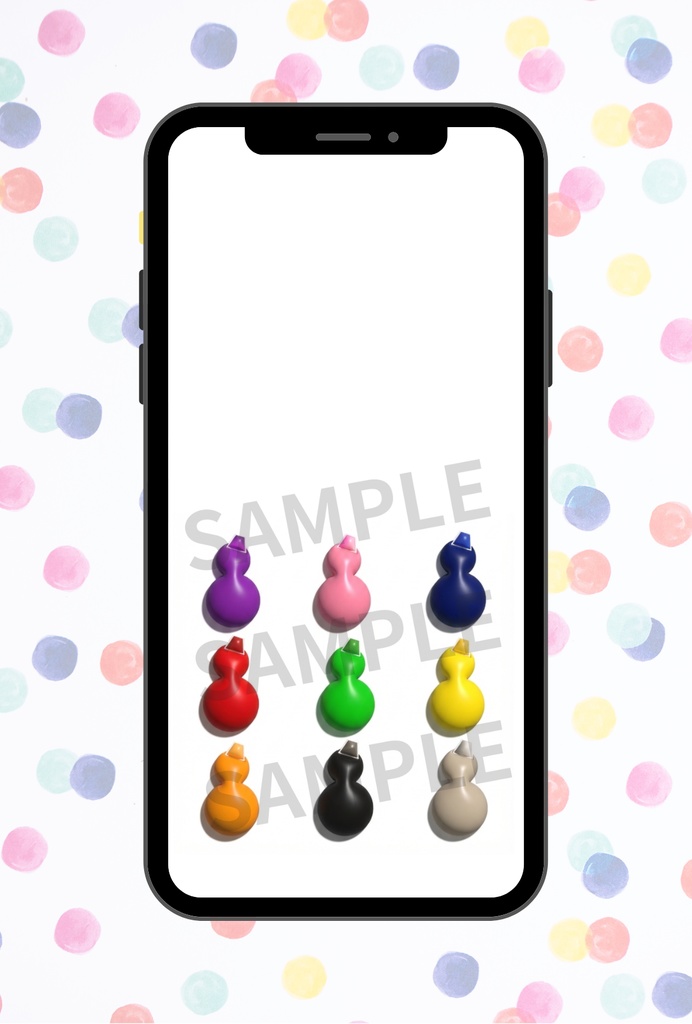 ぷっくり雪だるまスマホ壁紙　（１種類）