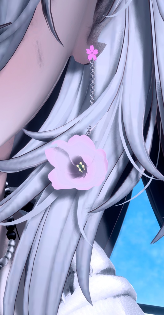 【パーティクル付!】🌸桜の耳飾り🌸