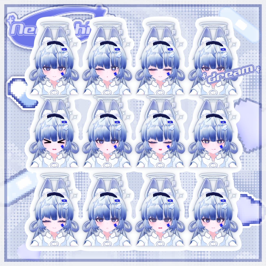 【オリジナル3Dモデル】ネモフィラ Nemophila
