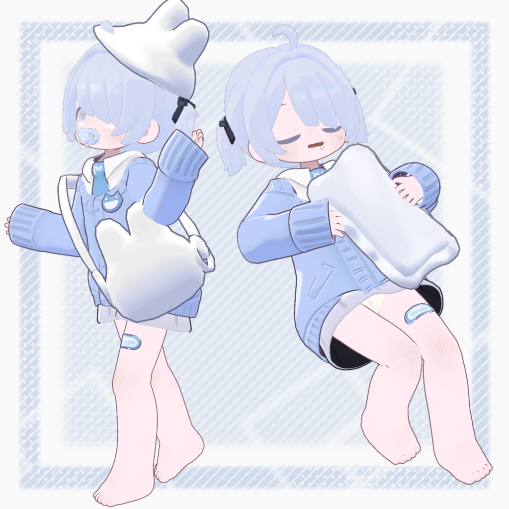 【Free】まくらとセットぷるらびっと