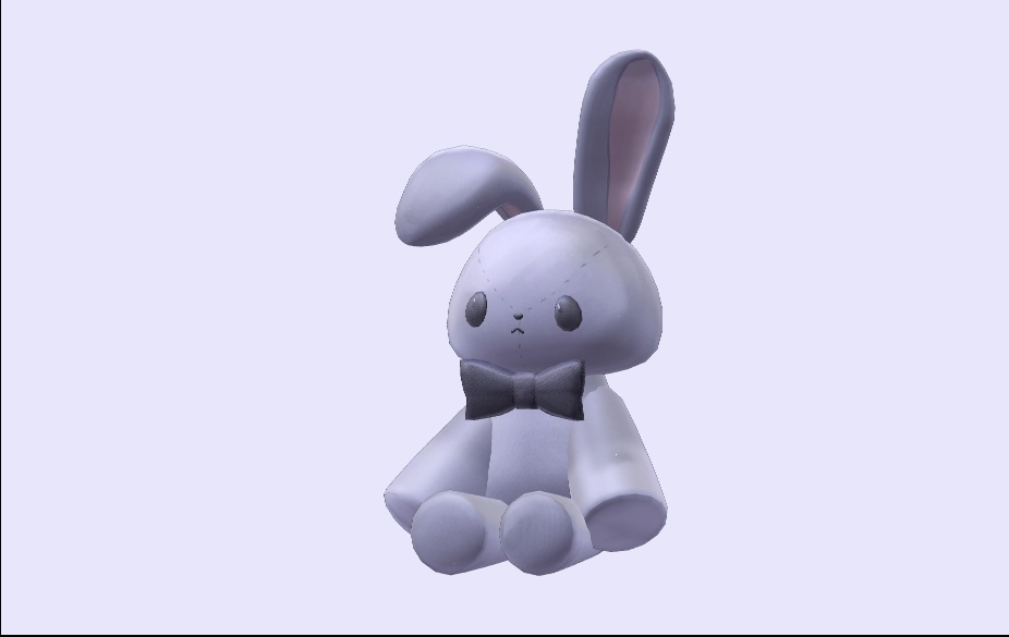 【ワンコイン】こめうさちゃん オリジナル3Dモデル