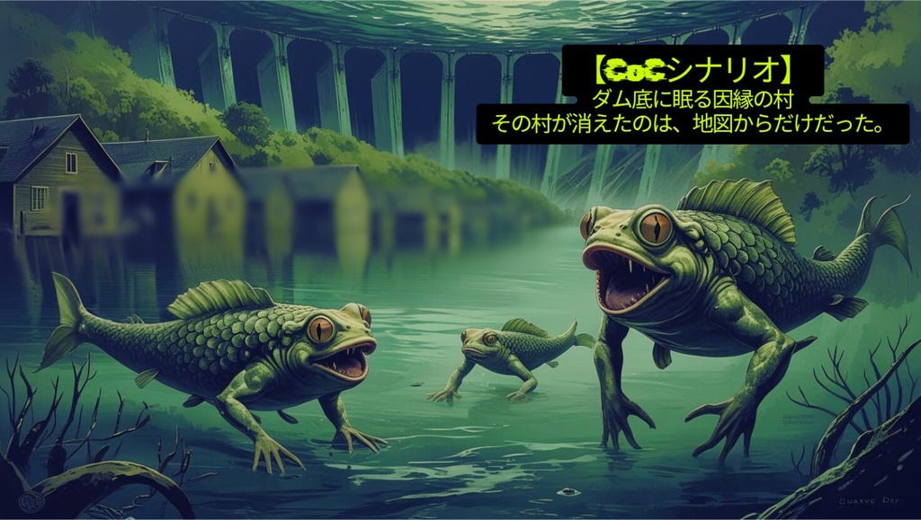 【CoCシナリオ】ダム底に眠る因縁の村 ― その村が消えたのは、地図からだけだった。