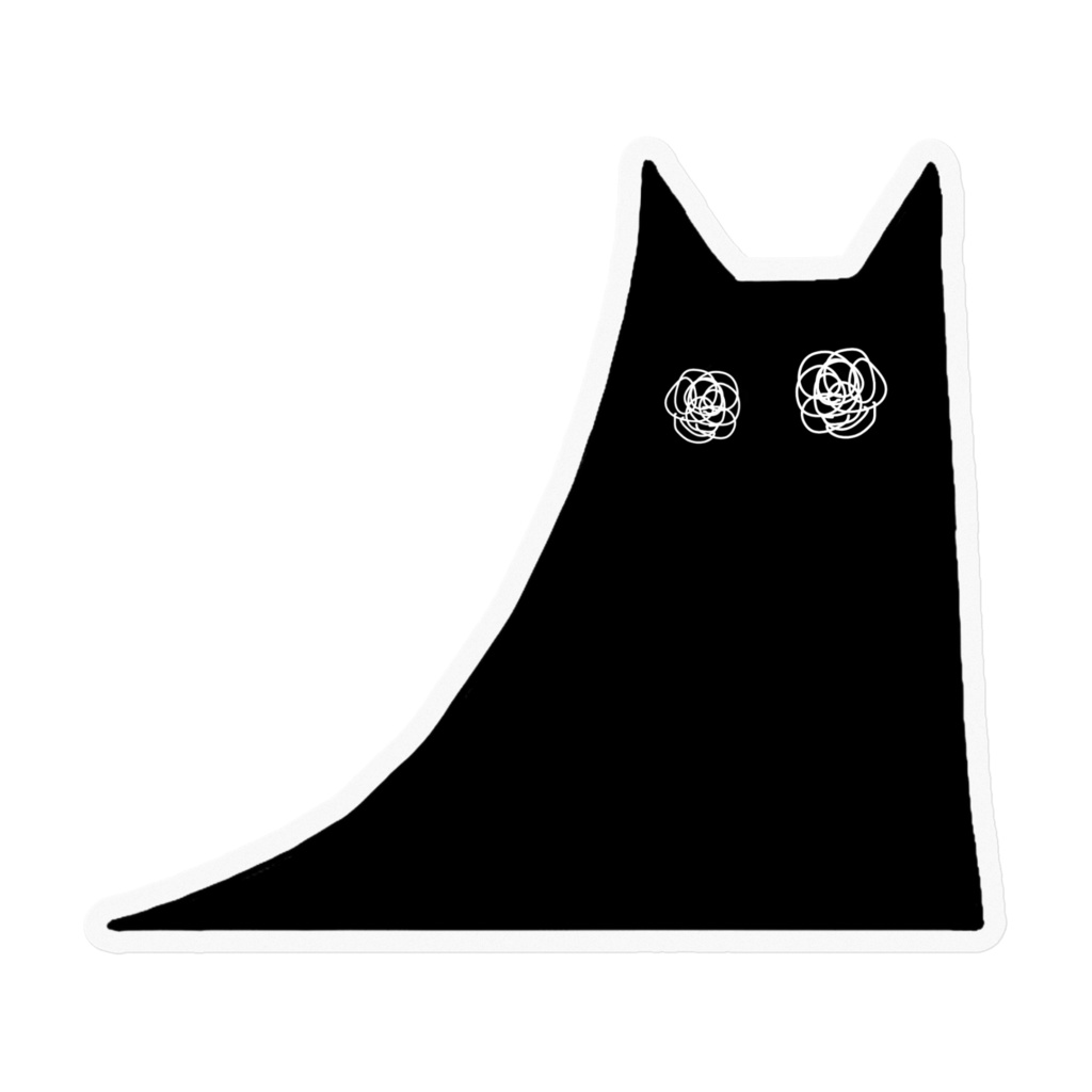 溶け猫 ステッカー