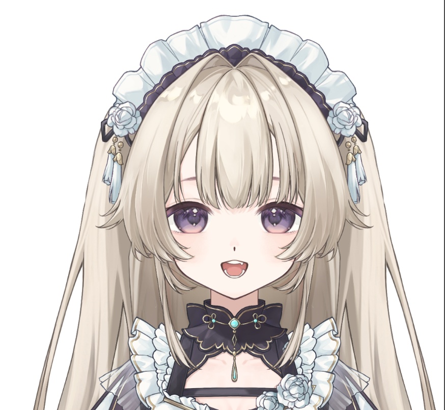 【Live2Dパーツ分け済みPSD】Blonde cute maid【限定1点】