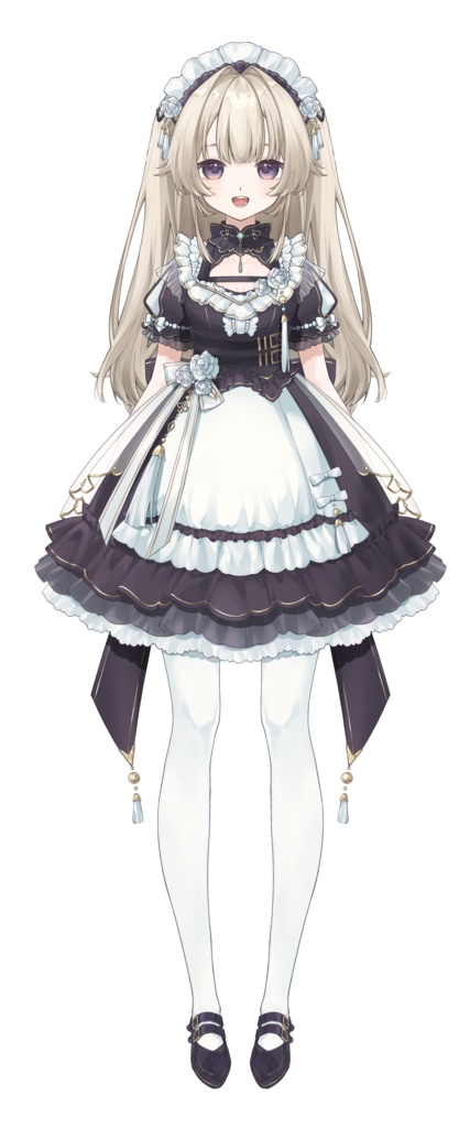【Live2Dパーツ分け済みPSD】Blonde cute maid【限定1点】