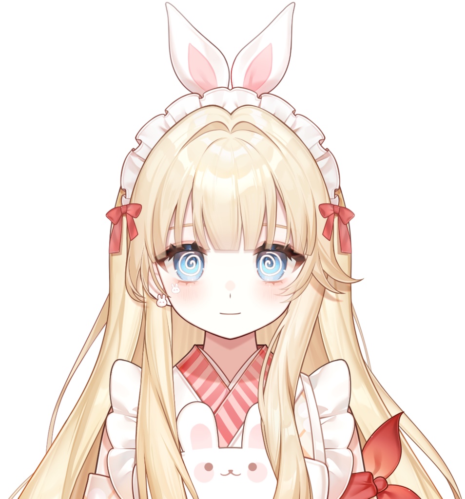 【限定1点live2dモデル/ rigged model】大正スイーツうさぎメイド