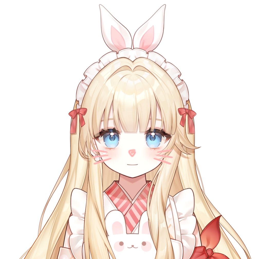 【限定1点live2dモデル/ rigged model】大正スイーツうさぎメイド