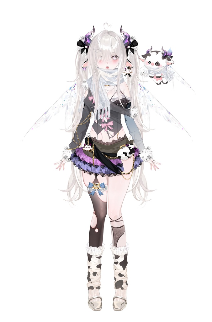 【限定1点live2dモデル/ rigged model】Demon Bad Girl 【限定1点】