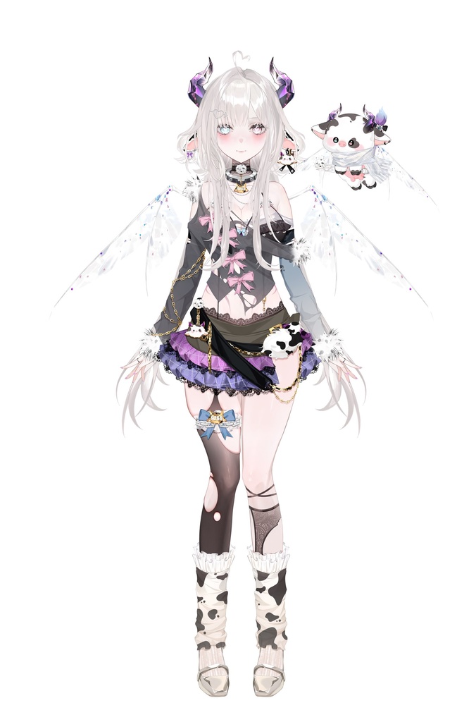 【限定1点live2dモデル/ rigged model】Demon Bad Girl 【限定1点】