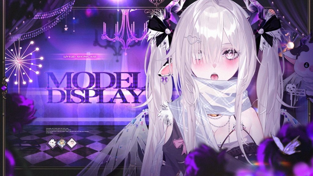【限定1点live2dモデル/ rigged model】Demon Bad Girl 【限定1点】